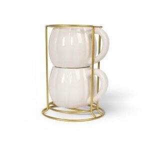 Stand and Mini Pumpkin Mugs